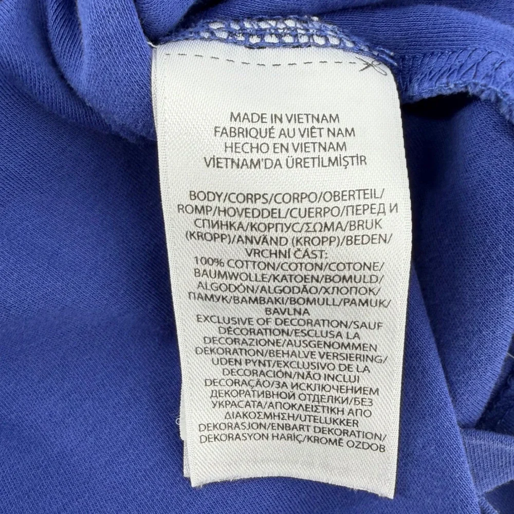Polo Ralph Lauren Polo Mens L Blue Classic‎ Fit Short Sleeve Cotton Jersey Logo